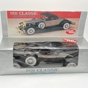 1931 Rolls Royce Solid State AM Radio Metal Classic Car Vintage Toy WORKING